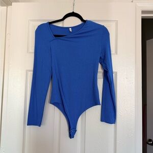 ReoRia Royal Blue Long Sleeve Bodysuit